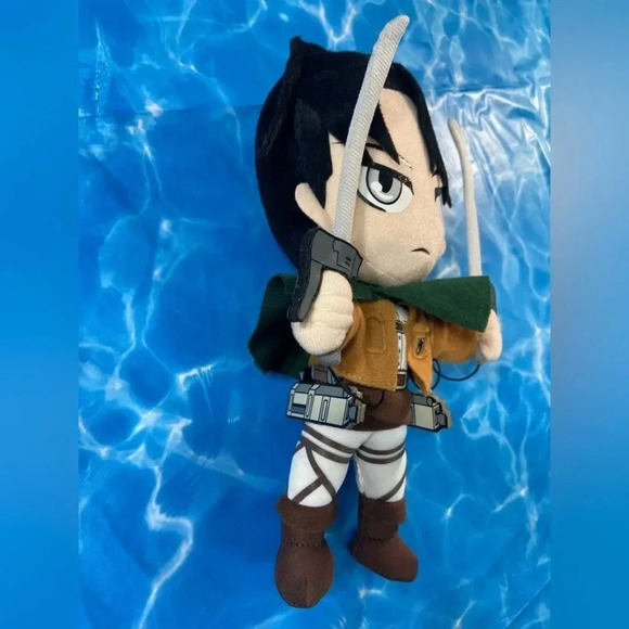 Attack on Titan - Funimation - Levi Ackerman with Swords Plush - Picture 8 of 14